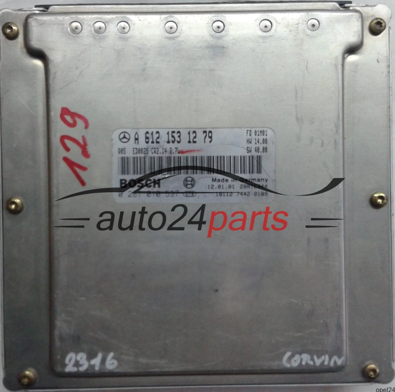 calculateur moteur pour mercedes w210 e-klass e270 cdi