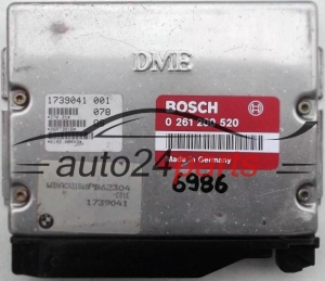 MOTORSTEUERGERÄT ECU STEUERGERAT BMW 318 E46 1.8 BOSCH 0 261 200 520, 0261200520, 1739041 