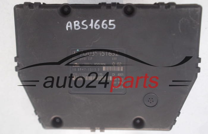 POMPE HYDRAULIQUE ET CALCULATEUR d'ABS MERCEDES W203 A 004 431 05 12,  ATE 10.0204-0290.4