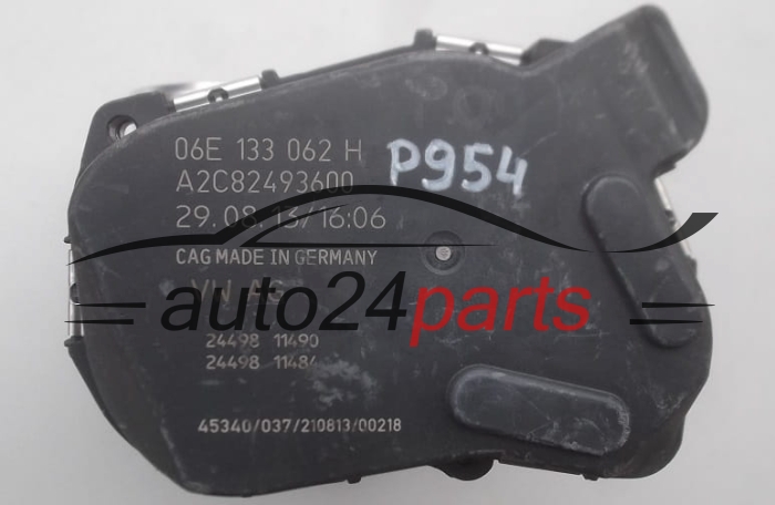 PRZEPUSTNICA POWIETRZA VOLKSWAGEN AUDI A5 A6 CONTINENTAL A2C82493600, 06E 133 062 H, 06E133062H 