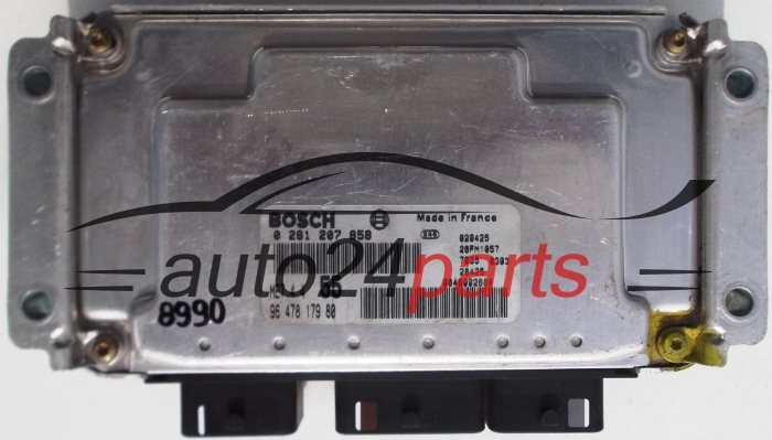 MOTORSTEUERGERÄT ECU STEUERGERÄT  CITROEN C3 1.6 BOSCH 0 261 207 858, 96 478 179 80