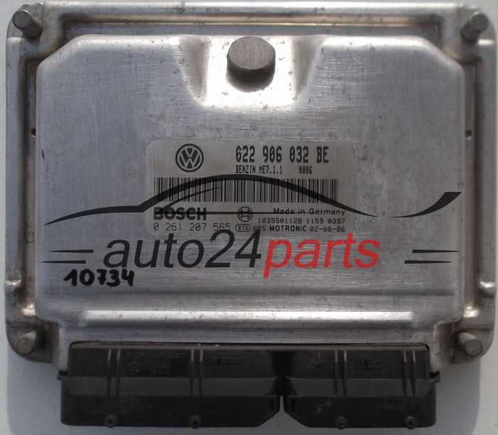 MOTORSTEUERGERÄT ECU STEUERGERAT VW VOLKSWAGEN TOUAREG 3.2 V6 BOSCH 0 261 207 565