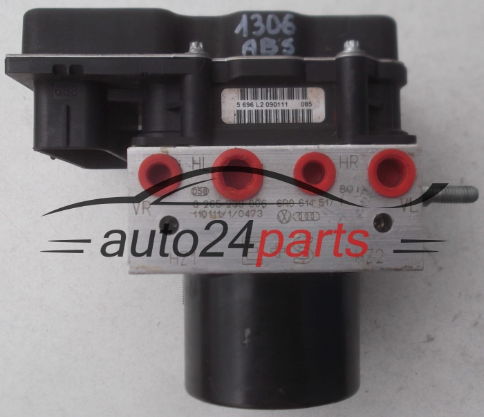 ABS HYDRAULIK-AGGREGAT MIT STEUERGERAET VOLKSWAGEN POLO SKODA FABIA ROOMSTER BOSCH 0 265 239 006, 0265239006, 6R0 614 517 T, 6R0614517T, 0 265 955 010, 0265955010, 6R0 907 379 AA, 6R0907379AA, 6R0 907 379 AF, 6R0907379AF