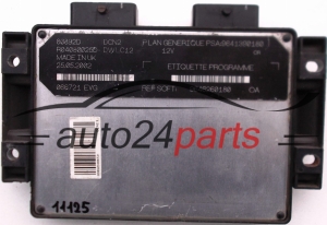 ECU CENTRALITA DE MOTOR CITROEN PEUGEOT LUCAS R04080025D, PSA: 9641390180, SOFT: 9646260180, DCN2, DWLC12