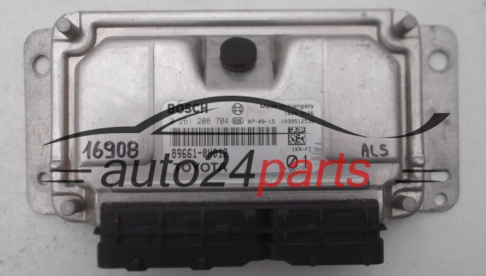 MOTORSTEUERGERÄT ECU STEUERGERÄT TOYOTA AYGO BOSCH 0 261 208 704