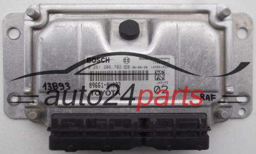 ECU CENTRALITA DE MOTOR  TOYOTA BOSCH 0 261 208 702, 89661-0H022
