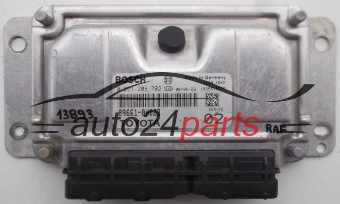 ECU CENTRALITA DE MOTOR  TOYOTA BOSCH 0 261 208 702, 89661-0H022