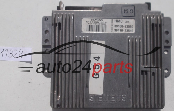 KOMPUTER STEROWNIK SILNIKA HYUNDAI COUPE 2.0 SIEMENS K103955165D