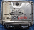 KOMPUTER STEROWNIK SILNIKA SEAT AROSA 1.0 030 906 032 DJ, 030906032DJ, BOSCH 0 261 208 097, 0261208097, BENZIN ME7.5.10 4693, 1039S01515 1824 3056 - 1103, 8875
