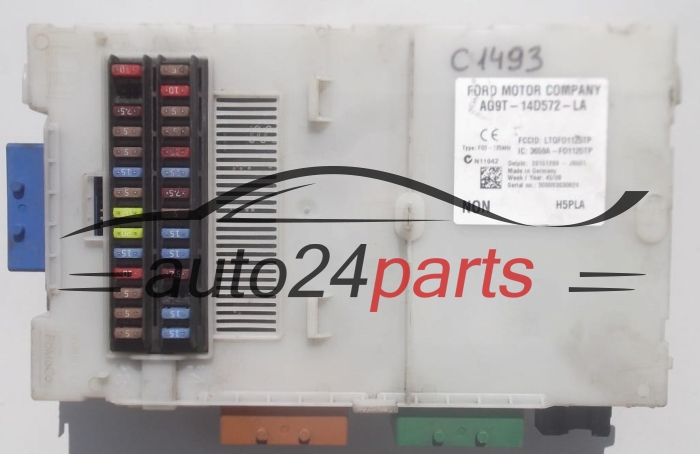 SKRZYNKA BEZPIECZNIKOW MODUL LAND ROVER DELPHI 28151289, AG9T-14D572-LA, AG9T14D572LA 