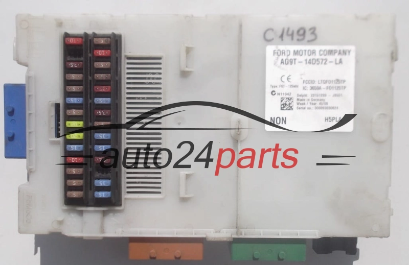 SKRZYNKA BEZPIECZNIKOW MODUL LAND ROVER DELPHI 28151289, AG9T-14D572-LA, AG9T14D572LA 