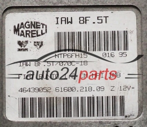 KOMPUTER STEROWNIK SILNIKA FIAT PUNTO 1.2 MAGNETI MARELLI IAW 8F.5T, 46439052, 61600.218.09