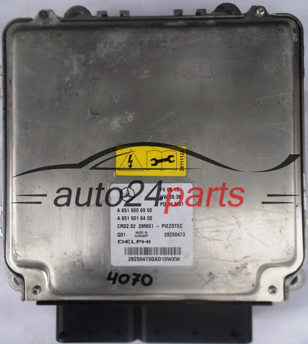 KOMPUTER STEROWNIK SILNIKA MERCEDES Delphi 28250473,  A 651 901 64 00