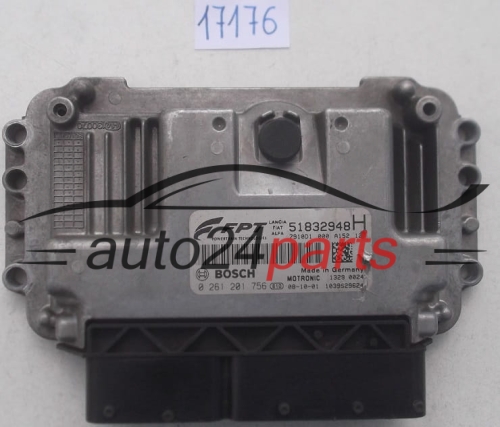 KOMPUTER STEROWNIK SILNIKA FIAT 500 1.4 TSI BOSCH 0 261 201756