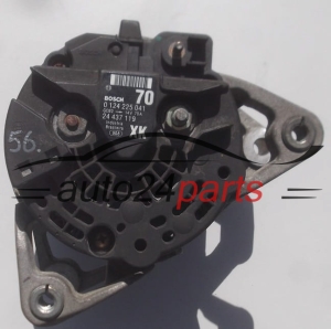 Lichtmaschine  OPEL CORSA COMBO MERIVA 1.0 1.2 BOSCH 0 124 225 041, 0124225041, 24 437 119 XK, 24437119 XK, 70A  