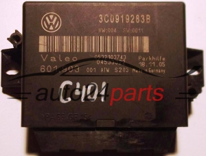 CONFORT MODULE PARKHILFE VOLKSWAGEN 3C0919283B, 3C0 919 283 B