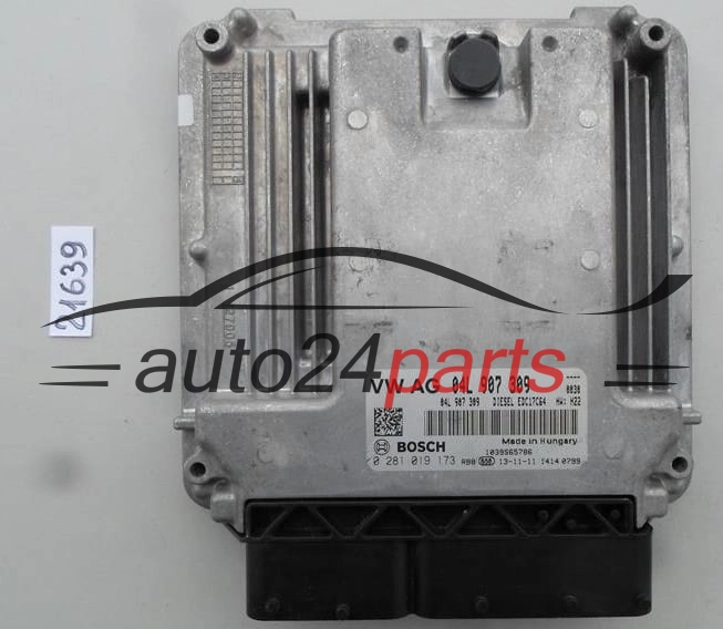 VW VOLKSWAGEN 2.0 TDI BOSCH 0 281 019 173, 0281019173, 04L 907 309, 04L907309, EDC17C64 
