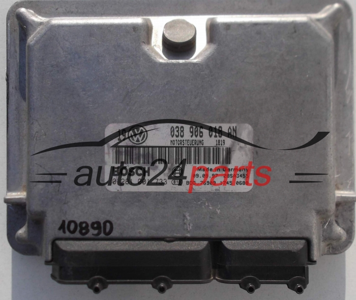 MOTORSTEUERGERÄT ECU STEUERGERÄT  VOLKSWAGEN GOLF 1.9 TDI BOSCH 0 281 001 733, 038 906 018 AN