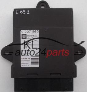 CENTRALKA MODUL OPEL VECTRA SIGNUM 9 227 560, 9227560, 5WK4 6001, 5WK46001 - C692