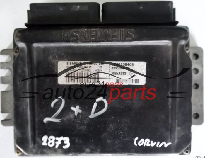 KOMPUTER STEROWNIK SILNIKA RENAULT MEGANE 1.4 SIEMENS S110130072C, 8200108408