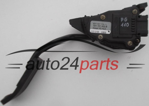 GASPEDAL POTENTIOMETR ELEKTRISCH GAS PEDAL VW VOLKSWAGEN T4 7D1 721 603 B, 7D1721603B, 6PV 007 770-11, 6PV00777011 