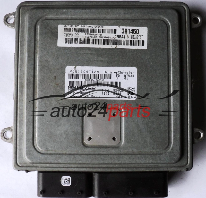 ECU CENTRALITA DE MOTOR DODGE CALIBER 2.0 A2C53286727 P05150471AA