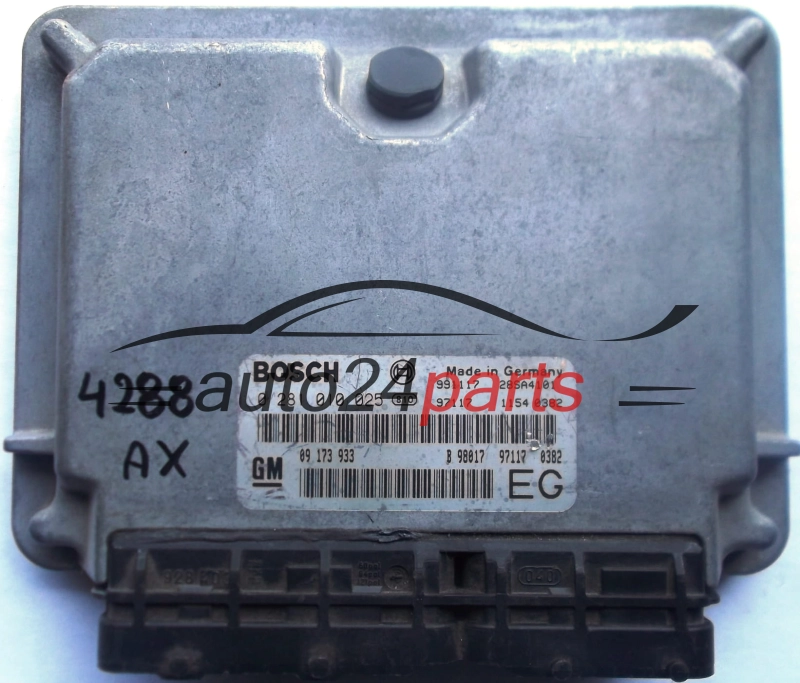 ECU CENTRALITA DE MOTOR 2.2 DTI X22DTH OPEL CHEVROLET FRONTERA BOSCH 0281010025, 0 281 010 025, 09173933, 9173933, 09 173 933 EG