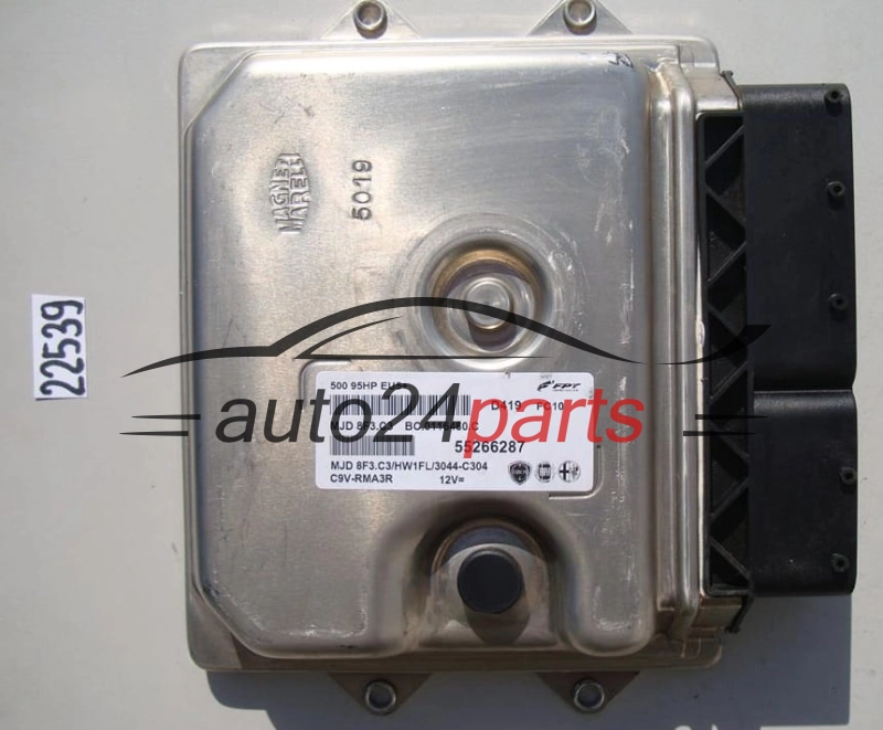 KOMPUTER STEROWNIK SILNIKA FIAT 500 NEMO MJD 8F3.C3, MJD8F3C3, 55266287