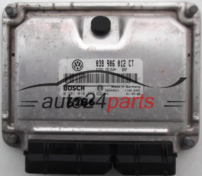 KOMPUTER STEROWNIK SILNIKA VW VOLKSWAGEN POLO 1.9 SDI 038906012CT