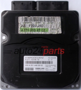 ECU CENTRALITA DE MOTOR MERCEDES W209 SIEMENS VDO 5WK90526 (1), A 271 153 85 79, A2711538579, A 001 446 69 02, A0014466902