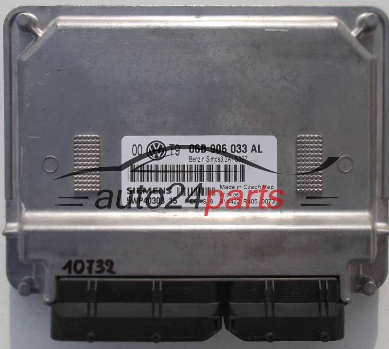 Sterownik silnika VW VOLKSWAGEN GOLF SKODA 1.6 06B906033AL SIEMENS 5WP4030315 - 10732