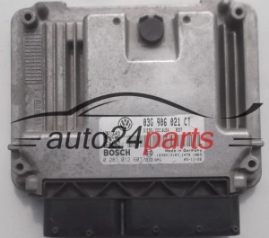 MOTORSTEUERGERÄT ECU STEUERGERÄT SEAT LEON 1.9 TDI BLS 03G 906 021 CT, 03G906021CT, BOSCH 0 281 012 607, 0281012607, DIESEL EDC16U34, 1039S13107 