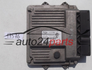 KOMPUTER STEROWNIK SILNIKA FIAT GRANDE PUNTO 1.3 MAGNETI MARELLI MJD 6F3.P4, MJD6F3P4, FGP 51781563, 71600.041.04, 7160004104 - 17576