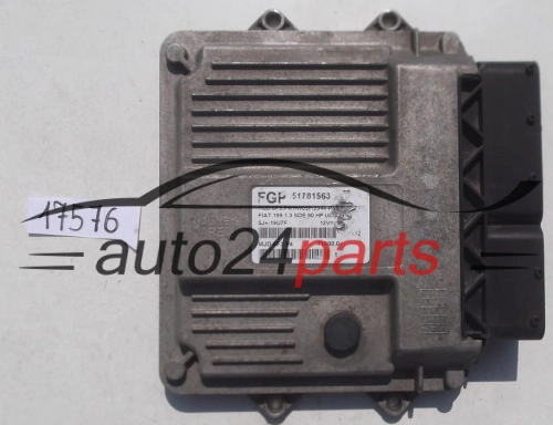 KOMPUTER STEROWNIK SILNIKA FIAT GRANDE PUNTO 1.3 MJD 6F3.P4, MJD6F3P4, 51781563