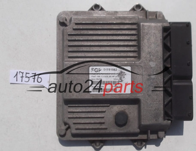 KOMPUTER STEROWNIK SILNIKA FIAT GRANDE PUNTO 1.3 MJD 6F3.P4, MJD6F3P4, 51781563
