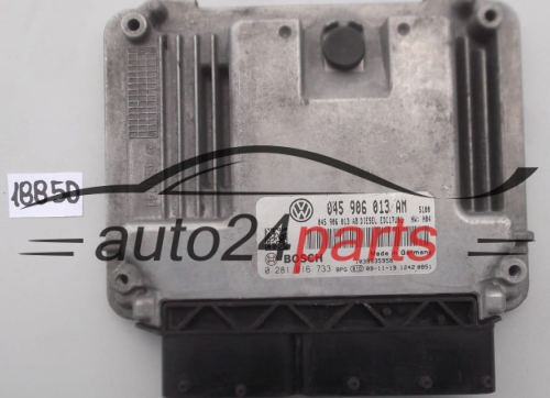 KOMPUTER STEROWNIK SILNIKA VW VOLKSWAGEN SEAT 1.4 TDI BOSCH 0 281 016 733