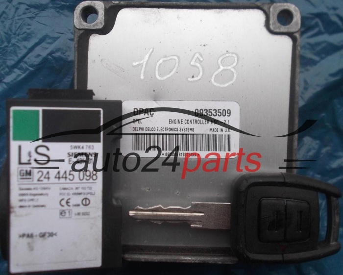 calculateur moteur pour opel chevrolet, holden, vauxhall astra, corsa, vectra, zafira 1.4 z14xe 1.6 z16xe, z16se