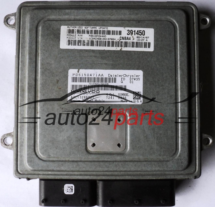 MOTORSTEUERGERÄT ECU STEUERGERAT DODGE CALIBER 2.0 A2C53286727 P05150471AA