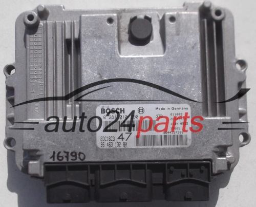 MOTORSTEUERGERÄT ECU STEUERGERAT PEUGEOT 307 1.4 HDI BOSCH 0 281 010 390, 0281010390, 96 463 132 80, 9646313280, 9644157380, 28SA5502, EDC16C3 47