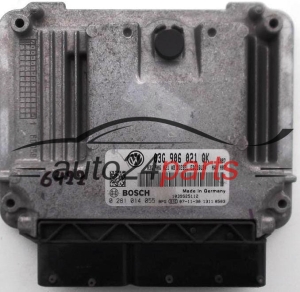 CALCULATEUR MOTEUR VW VOLKSWAGEN GOLF 1.9 TDI BOSCH 0 281 014 055, 0281014055, 03G 906 021 QK, 03G906021QK, 03G 906 021 AB, 03G906021AB, 1039S25112, EDC16U34