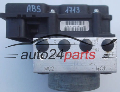 ABS HYDRAULIK-AGGREGAT MIT STEUERGERAET FIAT 500 BOSCH 0 265 231 972,  51801319, 0 265 800 648
