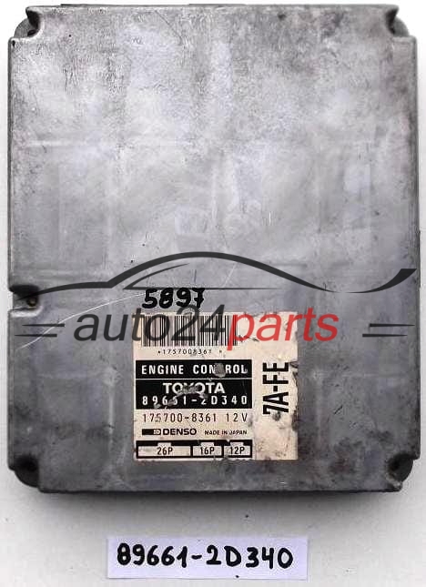 Centralita de motor TOYOTA CELICA 1.8 89661-2D340 896612D340 7A-FE