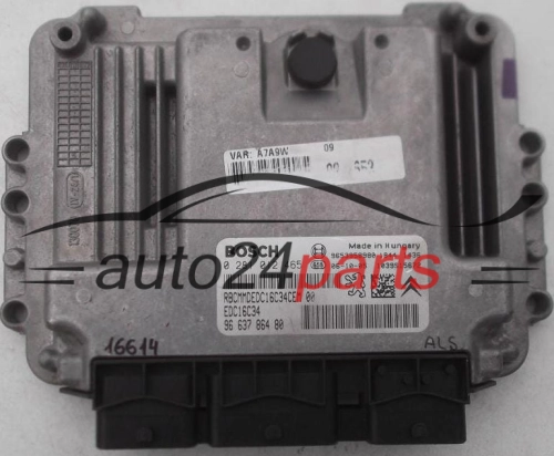 KOMPUTER STEROWNIK SILNIKA PEUGEOT 207 1.6 HDI BOSCH 0 281 012 465