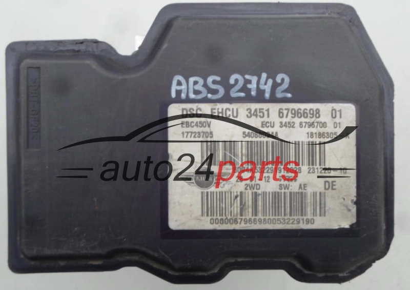 ABS POMPA MINI COOPER 62018020, 34516796698 01, 3451679669801