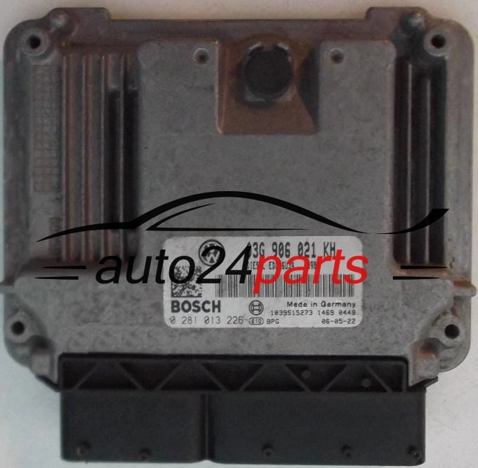 KOMPUTER STEROWNIK SILNIKA VW VOLKSWAGEN GOLF 1.9 TDI 03G906021KH, BOSCH 0281013226