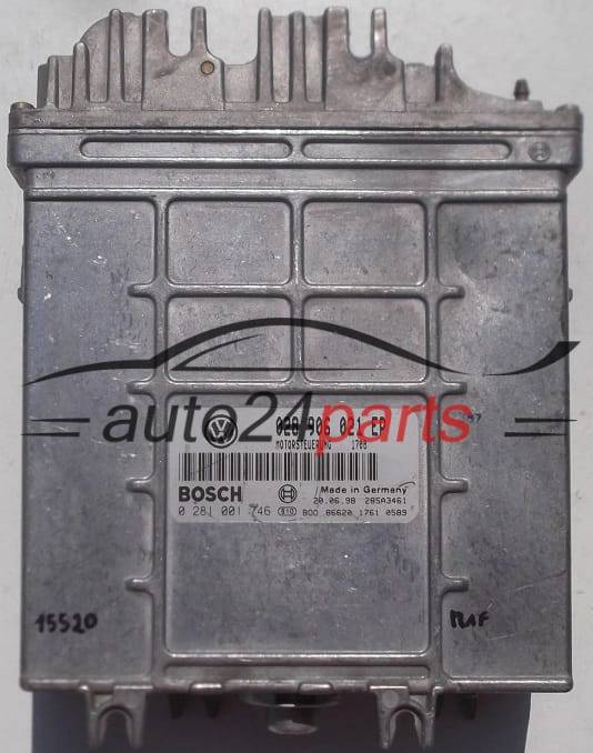 KOMPUTER STEROWNIK SILNIKA VOLKSWAGEN BOSCH 0 281 001 746, 0281001746, 028 906 021 EP, 028906021EP