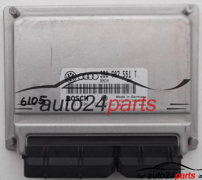CALCULATEUR MOTEUR AUDI A4 A6 2.8 AQD BOSCH 0 261 206 123, 0261206123, 3B0 907 551 T, 3B0907551T