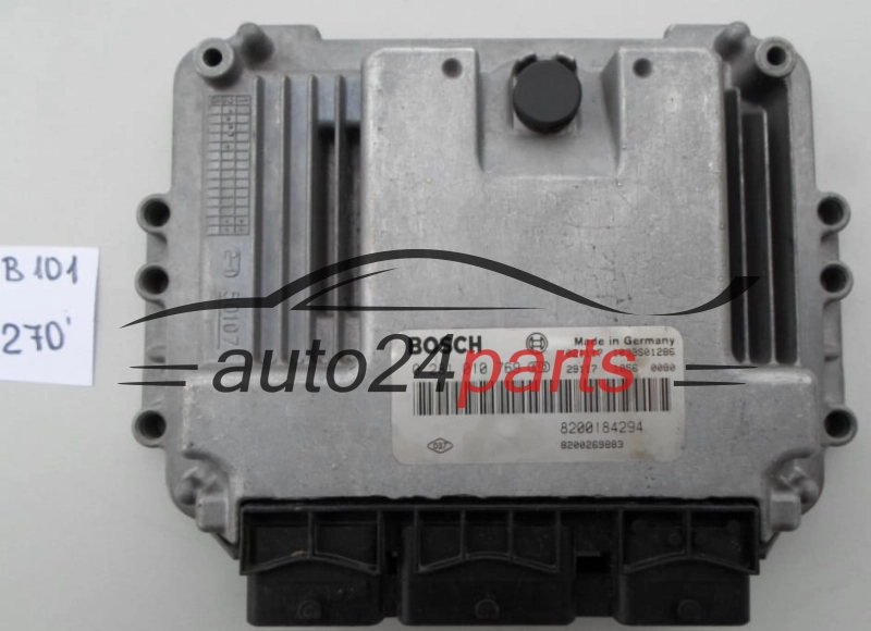 KOMPUTER STEROWNIK SILNIKA RENAULT MEGANE 1.9 DCI BOSCH 0 281 010 769, 0281010769, 8200184294, 8200269883 1039S01286