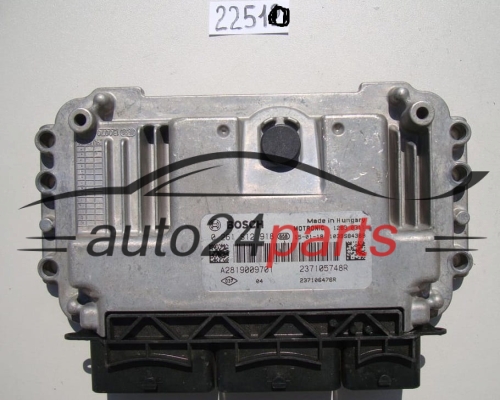 MOTORSTEUERGERÄT ECU STEUERGERAT RENAULT TWINGO BOSCH 0 261 S12 918, 0261S12918, A2819009701, 237105748R