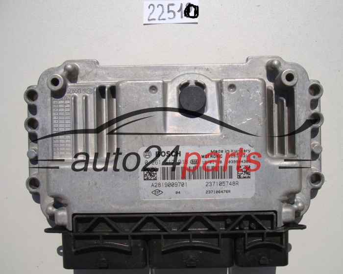 MOTORSTEUERGERÄT ECU STEUERGERAT RENAULT TWINGO BOSCH 0 261 S12 918, 0261S12918, A2819009701, 237105748R